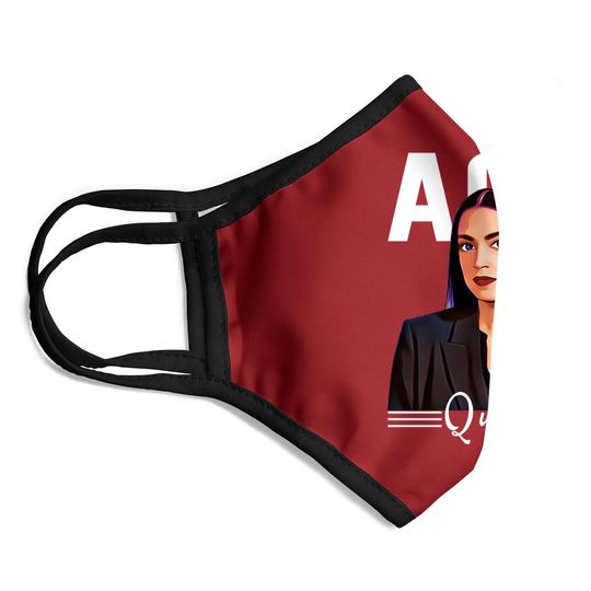Alexandria Ocasio-cortez Aoc Feminist Political Face Mask