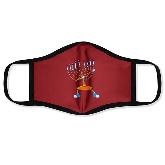 Hanukkah Dancing Chanukah Girls Boys Face Mask