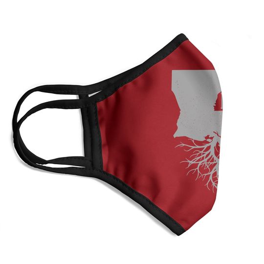 Louisiana Roots Vintage Usa Patriotic Pride State Face Mask