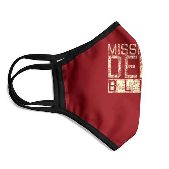 Mississippi Delta Blues Vintage Face Mask