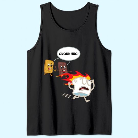 Discover Smores S'mores Marshmallow Camping Roasting Bonfire Tank Top