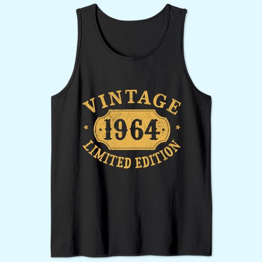 57 years old 57th Birthday Anniversary Gift Limited 1964 Tank Top