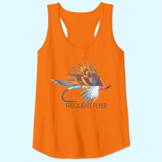 Colorful Frequent Flyer Fly Fishing Fly Fish Trout Fishing Tank Top