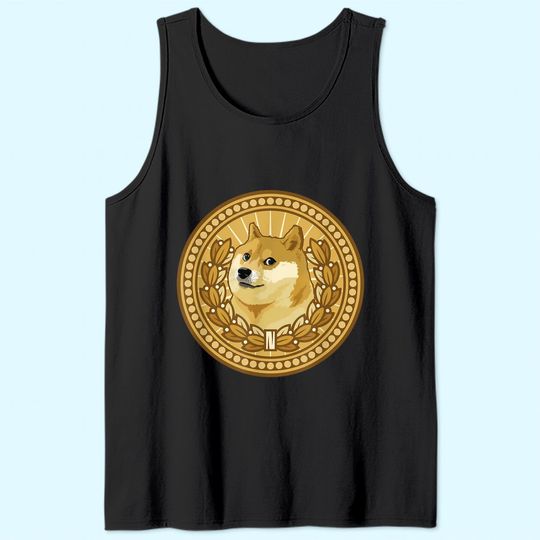 Dogecoin Crypto Cryptocurrency Blockchain Trader Trading Tank Top