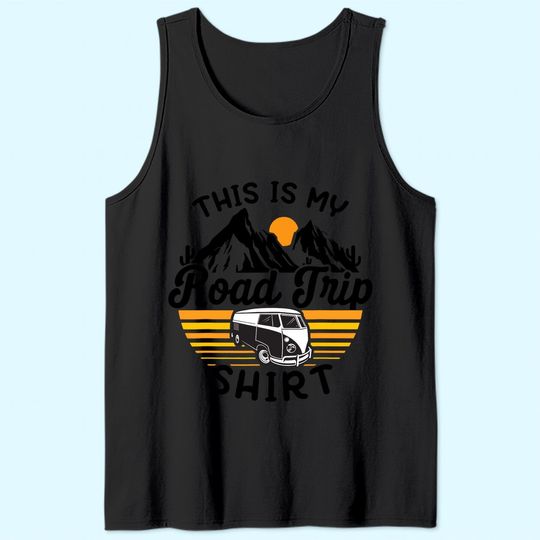 This Is My Road Trip Tank Top RV Camper Tank Top