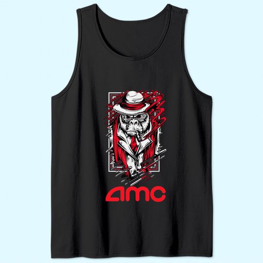 Discover A-M-C - To the moon Short Squeeze Apes Tank Top Tank Top