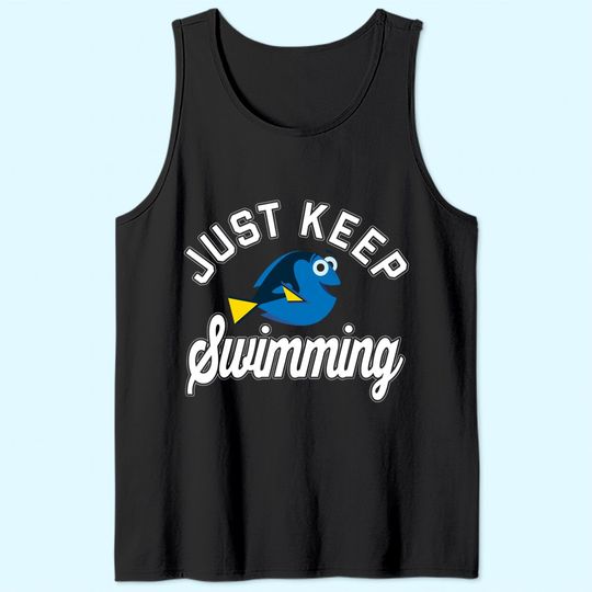 Finding Dory Keep Swimming Quote Tank Top