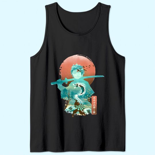 Demons Slayers Adventure Anime Tanjiros Kamados Awesome Art Tank Top