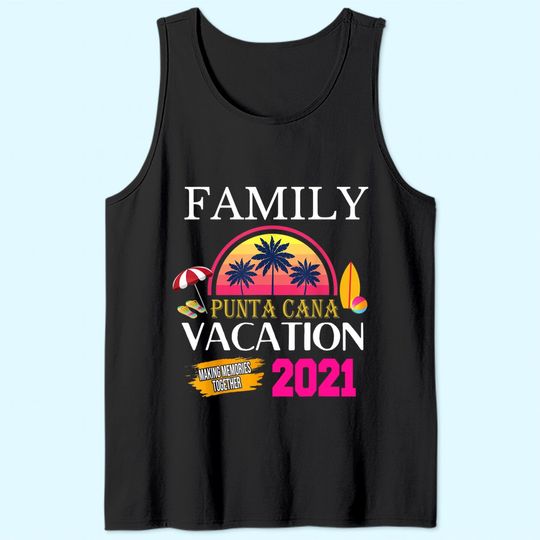 Punta Cana Family Vacation Matching Dominican Republic Tank Top