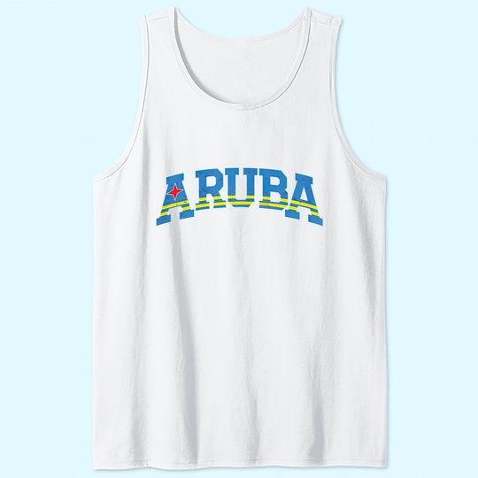 Aruba Sports Design Flag Tank Top