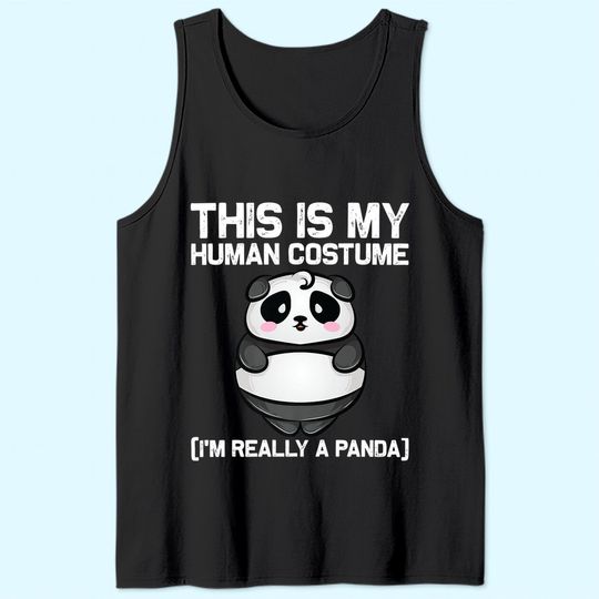 Panda Bear Animal Lovers Premium Tank Top