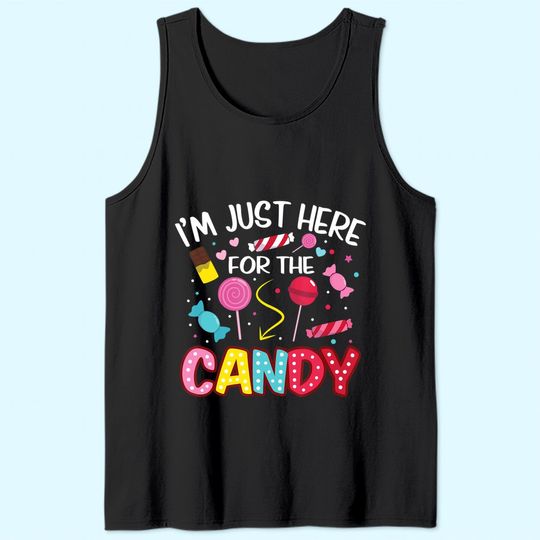 Discover I'm Just Here For The Cand Food Tank Top