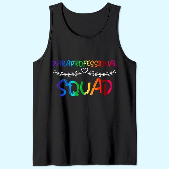 Paraprofessional Squad Tank Top