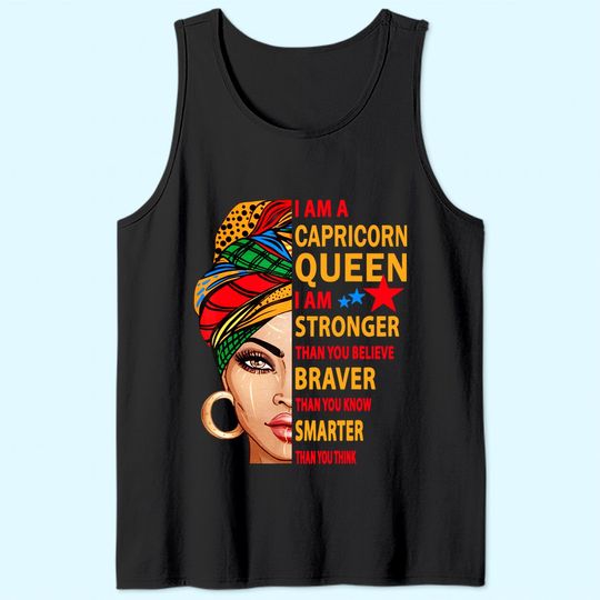 Capricorn Queen Birthday Tank Top