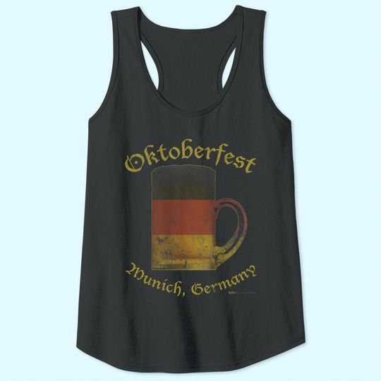 Vintage Oktoberfest Munich Germany Tank Top