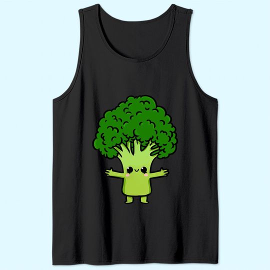 Kawaii Broccoli Tank Top