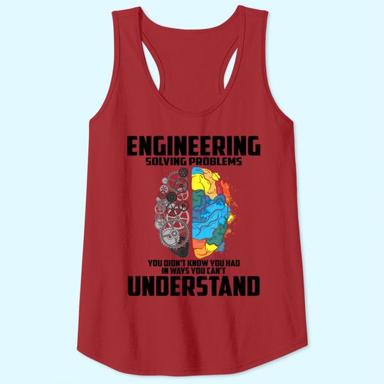 Engineering Definition Engineer Gift Men Women Tank Top