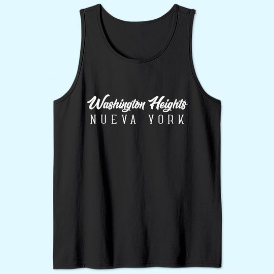 Washington Heights Nueva York New York Retro Style Tank Top