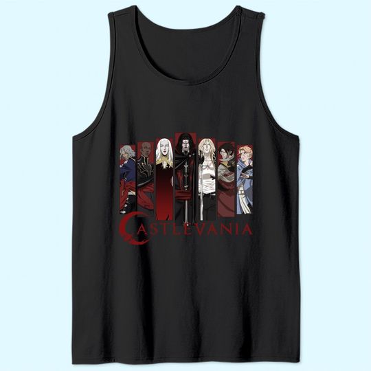 Castlevania Character Panels Tank Top