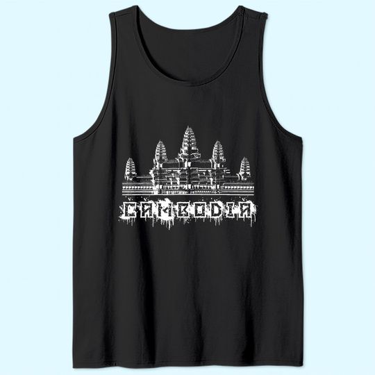 Cambodia Angkor Wat Khmer Tank Top