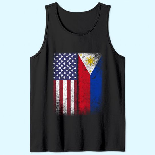 Filipino Roots American Grown Philippines Tank Top