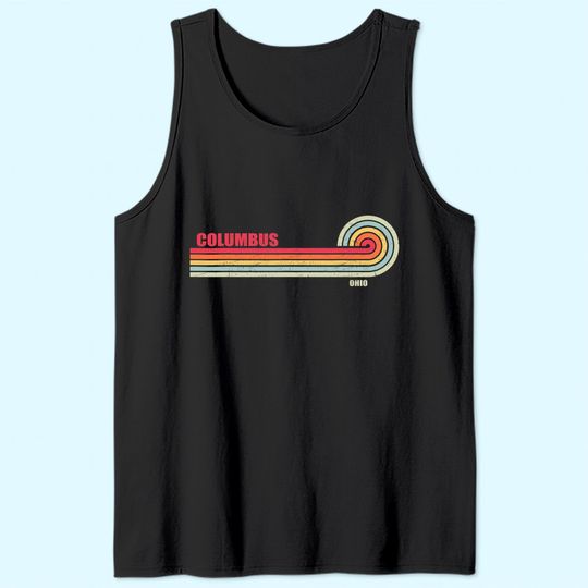 Columbus Ohio City State Hometown Vintage Tank Top