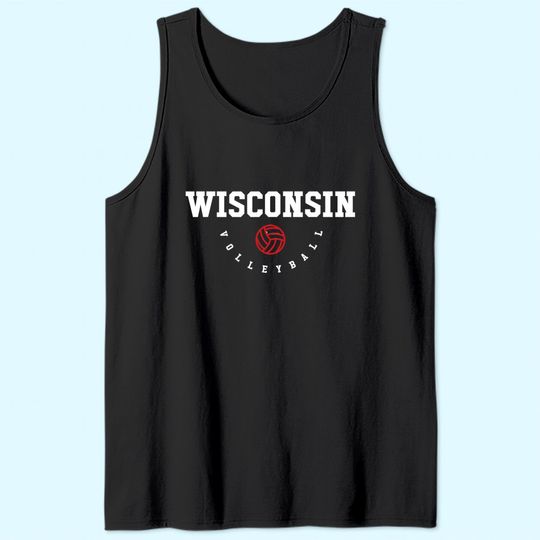 Women's Wisconsin Volleyball Team Tank Top