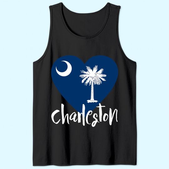 I Love Charleston South Carolina City Tank Top