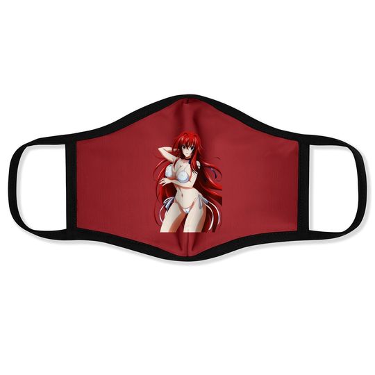 Short Sleeve Face Mask For Sexy Rias Gremory