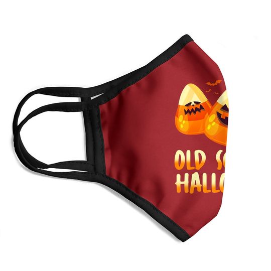 Old School Halloween Candy Corn Face Mask