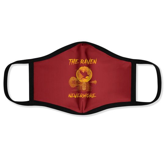 The Raven Nevermore Face Mask
