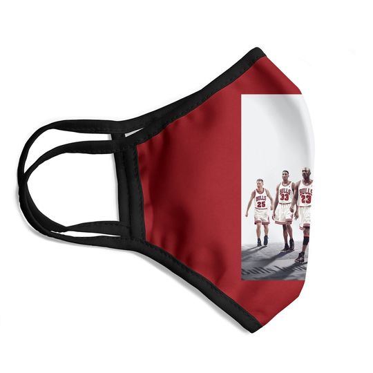 The Last Dance Face Mask Michael Jordan Scottie Pippen Dennis Rodman Face Mask
