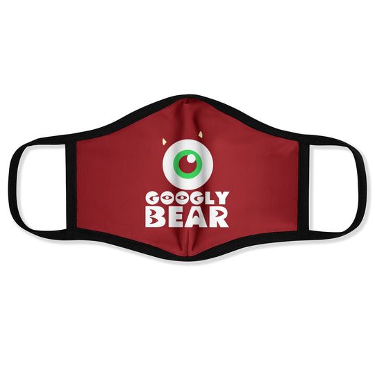 Googly Bear Monsters Inc Mike Sully Boo Group Poster Face Mask