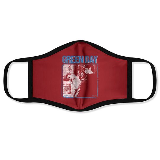 Green Day Photo Block Face Mask