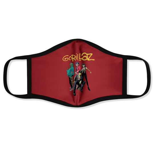Gorillaz Face Mask