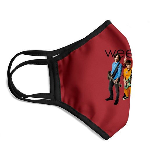 Weezer The Band Face Mask