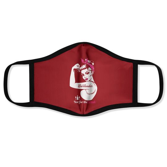 Bartender Costume Female Face Mask