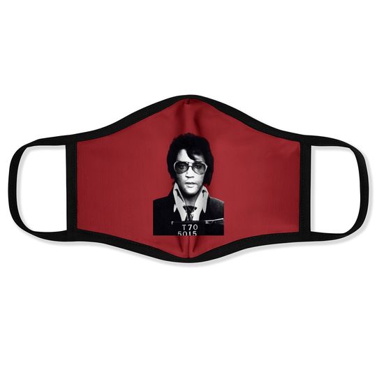 Elvis Presley King Rock N Roll Face Mask