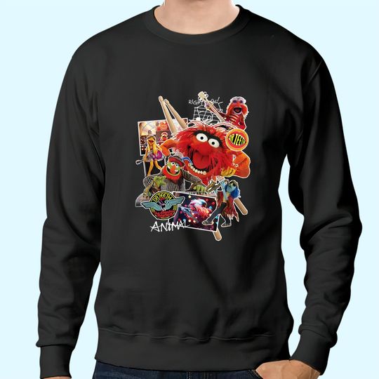 Disney Muppets Animal Dr.Teeth And the Electric Mayhem Sweatshirts