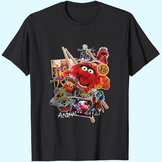 Disney Muppets Animal Dr.Teeth And the Electric Mayhem T-Shirts