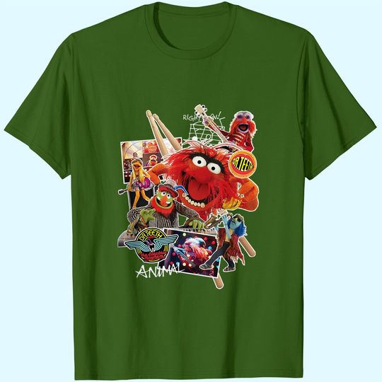 Disney Muppets Animal Dr.Teeth And the Electric Mayhem T-Shirts