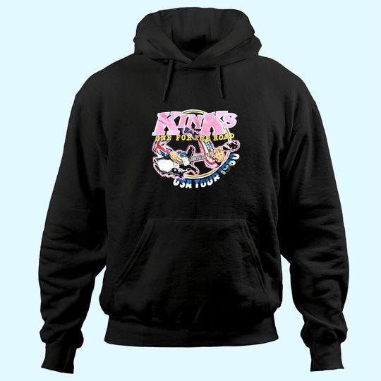 The Kinks Band One For The Road USA Tour 1980 Hoodies