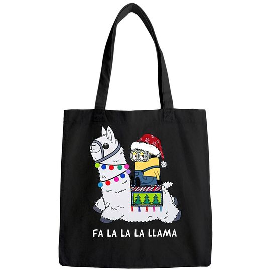 Santa Minion Riding Fa La La La La Llama Christmas Bags