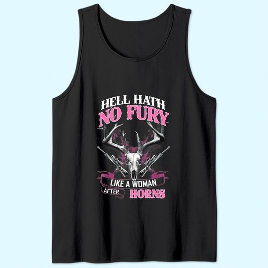 Hell Hath No Fury Like A Woman After Horns Tank Top