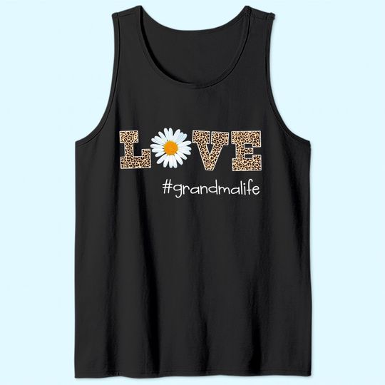 Love Grandma Life Daisy Art Classic Tank Top