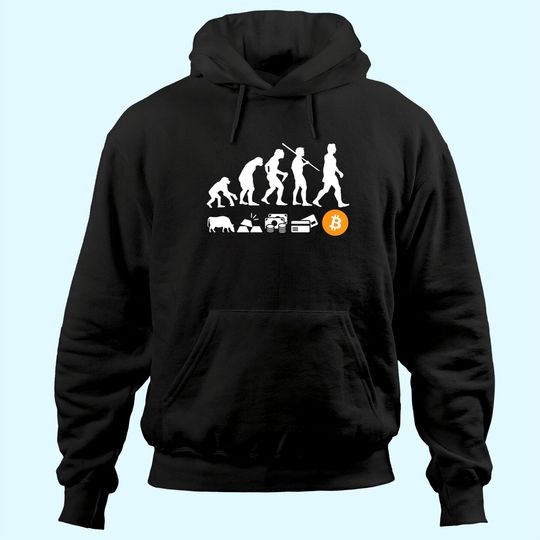 Bitcoin Evolution of Money | A BTC Crypto Hoodie