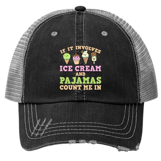 Ice Cream Trucker Hat