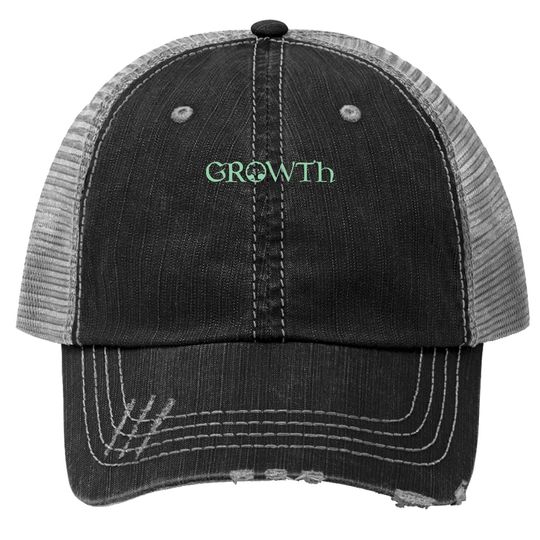 Growth Green Magic Mana Symbol Trucker Hat
