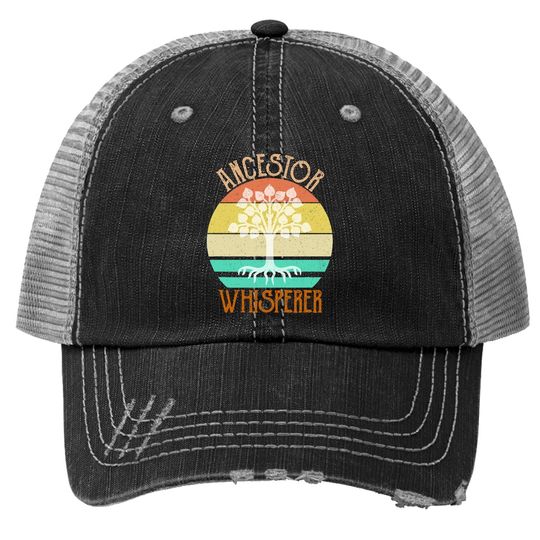 Ancestor Whisperer Genealogy Trucker Hat