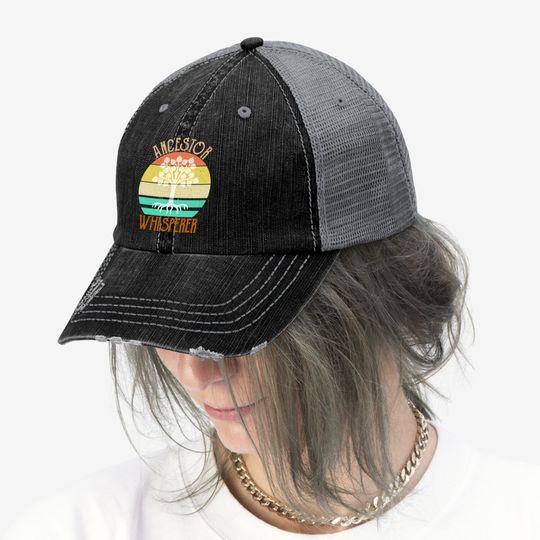 Ancestor Whisperer Genealogy Trucker Hat